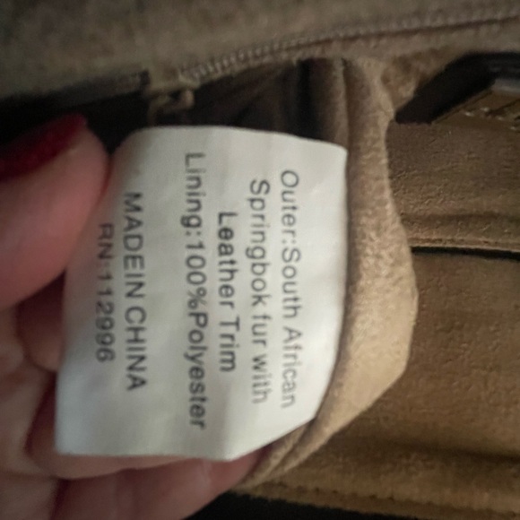 Vintage Diane Gail Springbok Antelope Fur Tote - RARE!  Sustainably harvested. - Picture 6 of 15